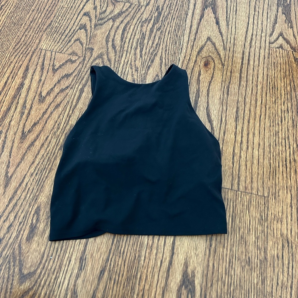 Athleta black athletic tank top